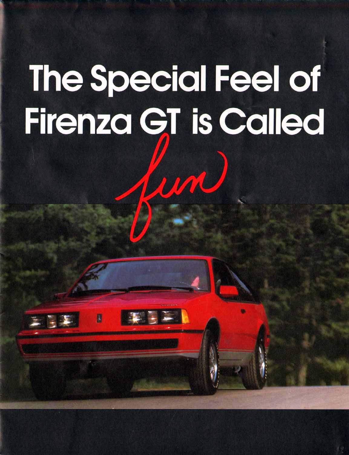 1984 Oldsmobile Firenza GT Foldout